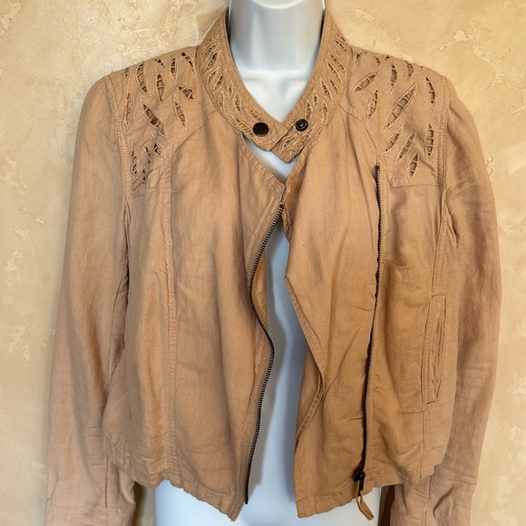 Free People size 12 cut out detail jacket size 12 - Picture 9 of 12